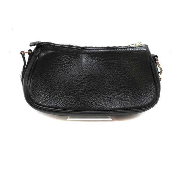 Dior Christian Leather Bag Mini Bag Black Shoulder Pouch - Picture 1 of 16